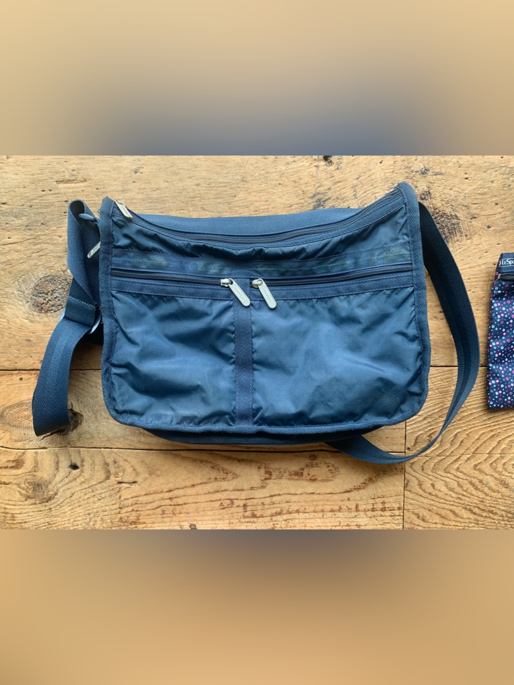 LeSportsac Deluxe Everyday Crossbody Bag- Navy